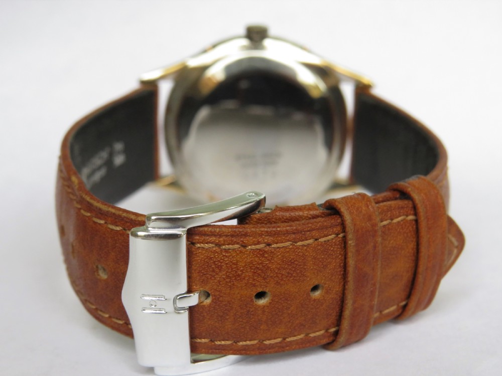 Gents 1950s triple date wrist watch View III