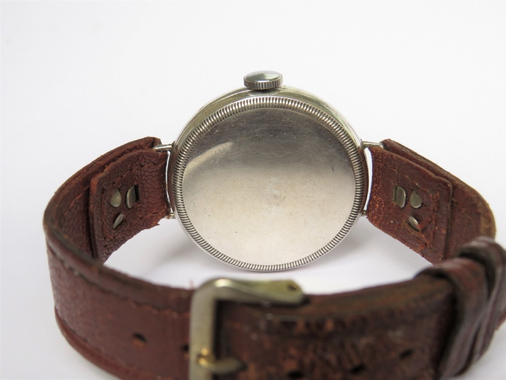 Gents silver Climax wrist watch, 1917 View V