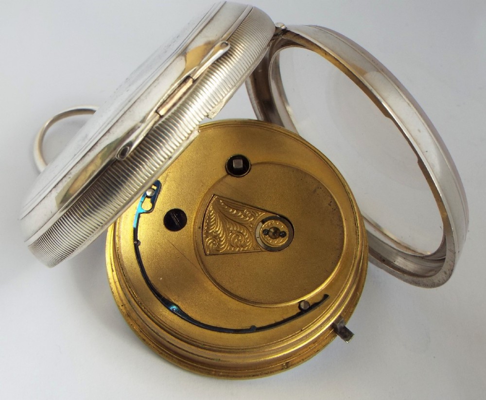 Antique silver Lancashire Watch Co pocket watch retailed by Burnand Booth Sheffield View IV
