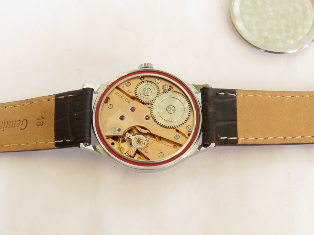 Gents Corona wrist watch, circa 1960 View V