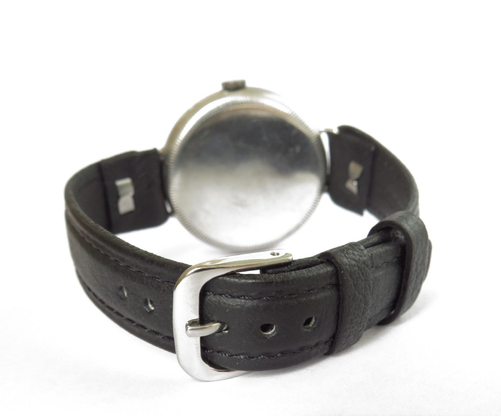 Gents silver Cyma wrist watch from J W Benson, 1932 View IV