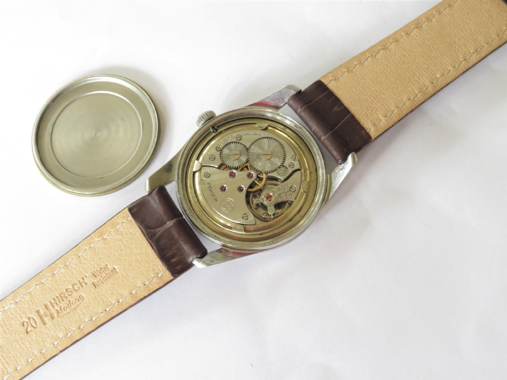 Gents 1950s Moeris Skyrouter wrist watch View III
