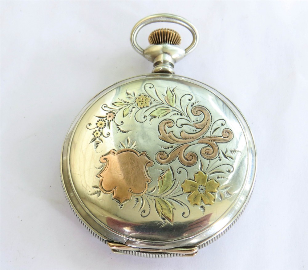 Silver Waltham Riverside Hunter Pocket Watch, 1903 View III
