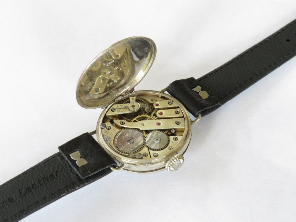 Gents 1924 silver Texa wrist watch View III
