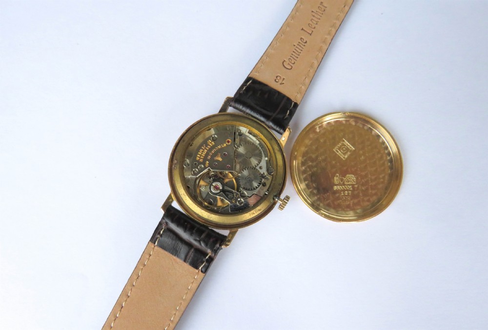 Gents 18ct gold Cyma wrist watch, 1969 View III