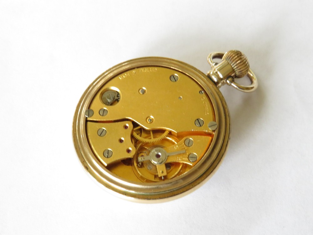 1950s Smiths De Luxe pocket watch, made in England View III