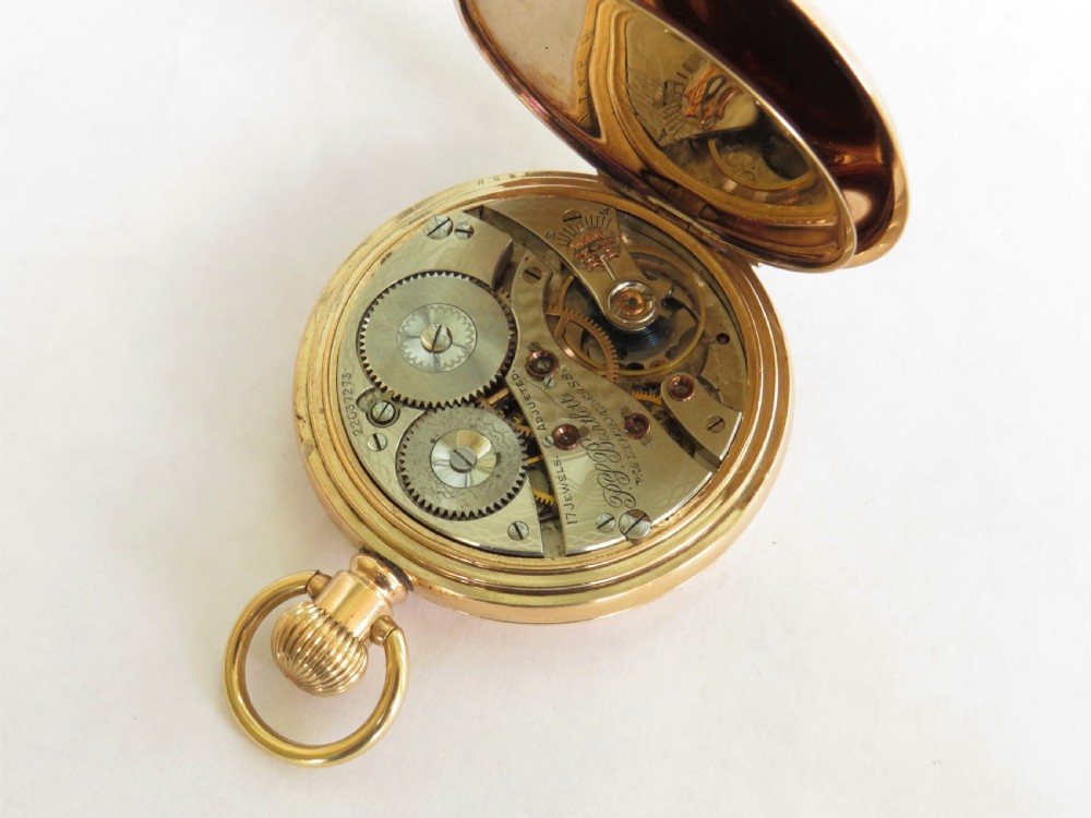 Waltham Bartlett full hunter pocket watch, 1918 View II