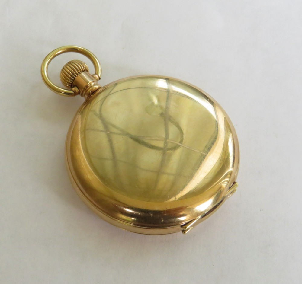 Waltham Bartlett full hunter pocket watch, 1918 View V