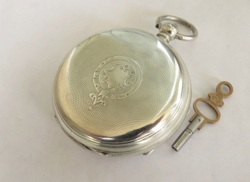 Antique pocket watch, John Elkan, London, 1886 View V