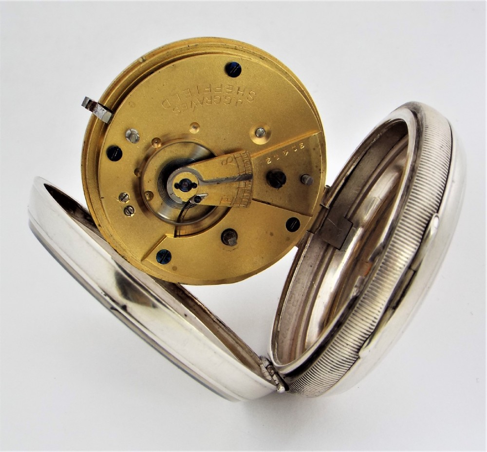 Antique “Express” English Lever pocket watch by J G Graves of Sheffield. View V