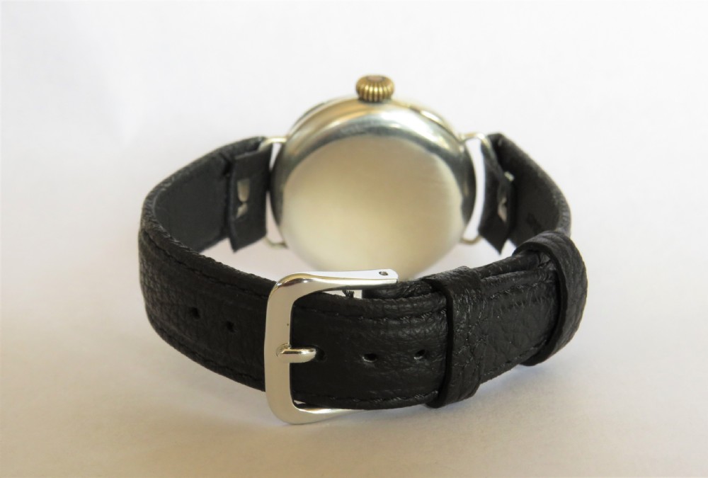 Gents silver Renown trench watch, 1918 View V