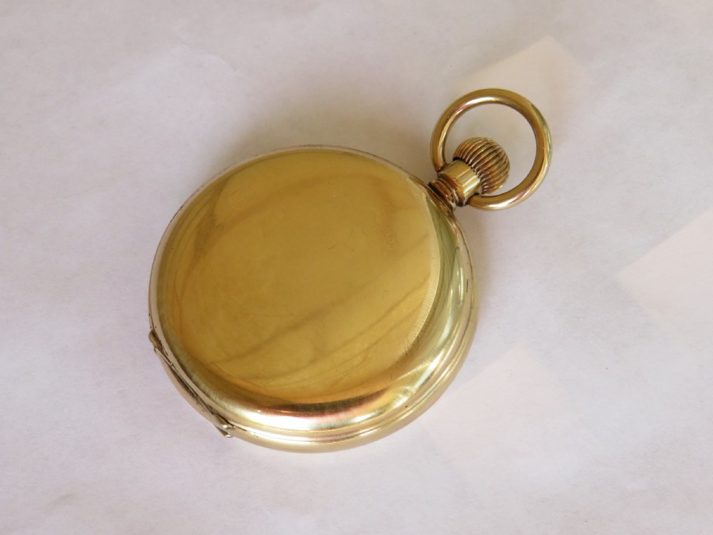 1930s Record full hunter pocket watch View IV