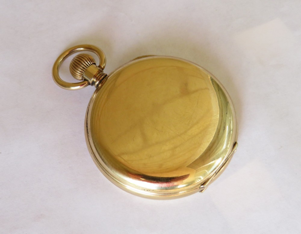 1930s Record full hunter pocket watch View V