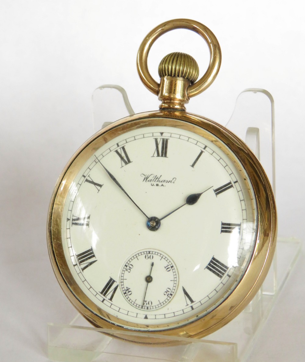 Antique Waltham railroad grade pocket watch