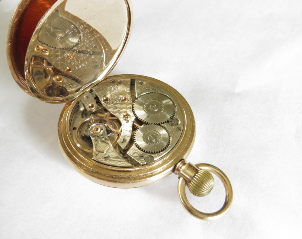 Antique Waltham railroad grade pocket watch View III