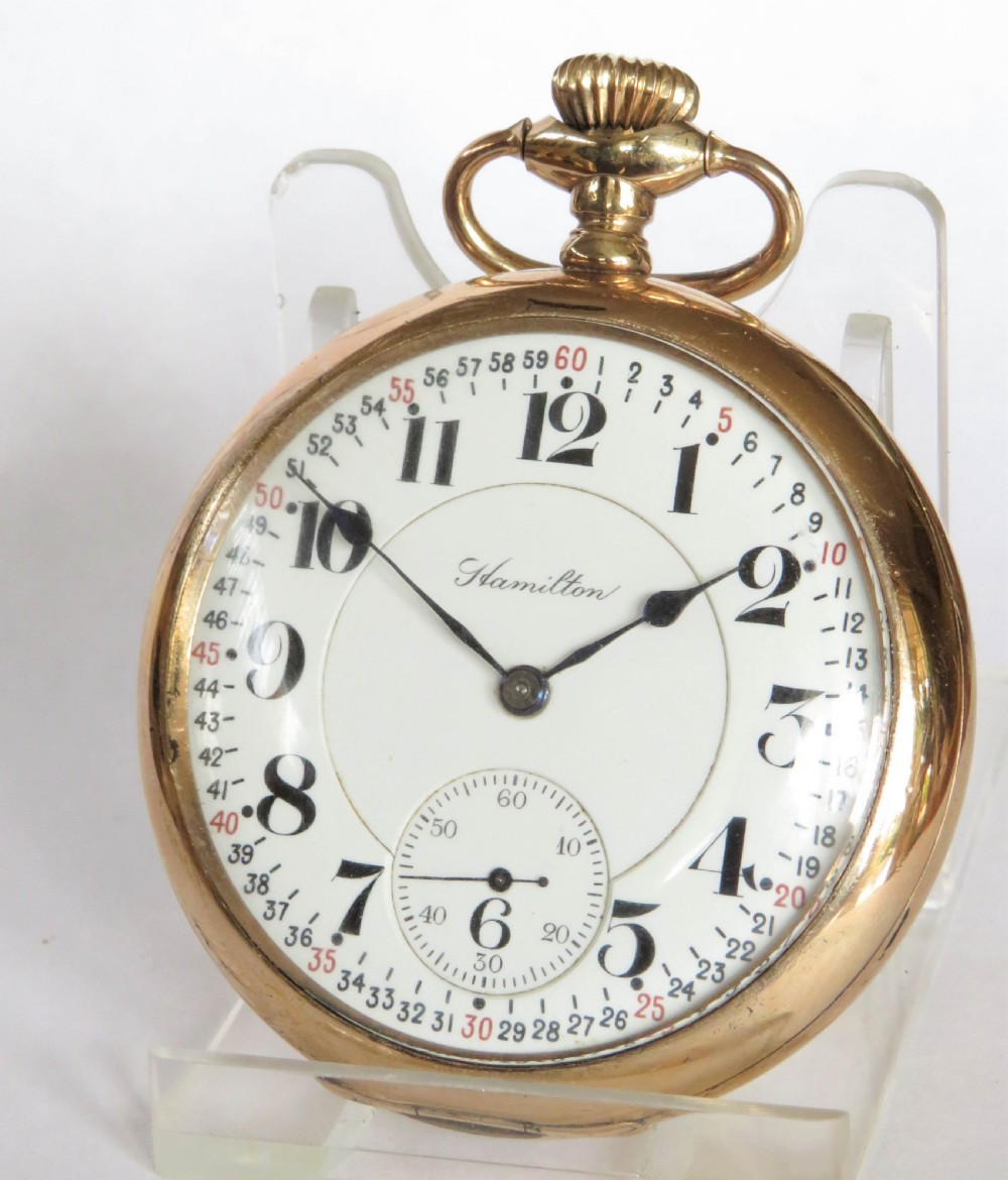 1915 Hamilton railroad pocket watch