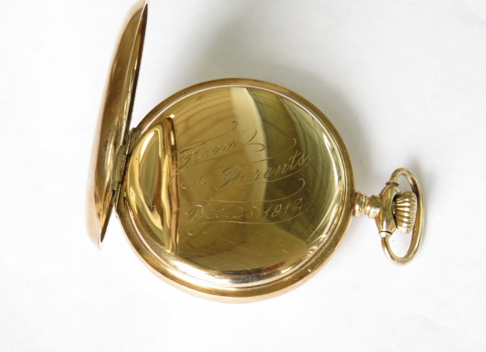 1915 Hamilton railroad pocket watch View IV