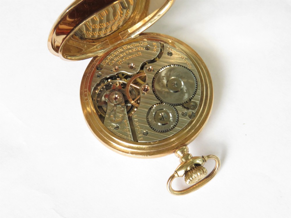 1915 Hamilton railroad pocket watch View VI