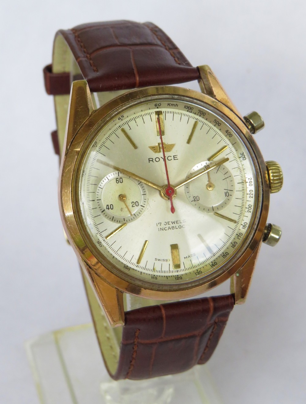 Gents 1960s Royce chronograph wrist watch