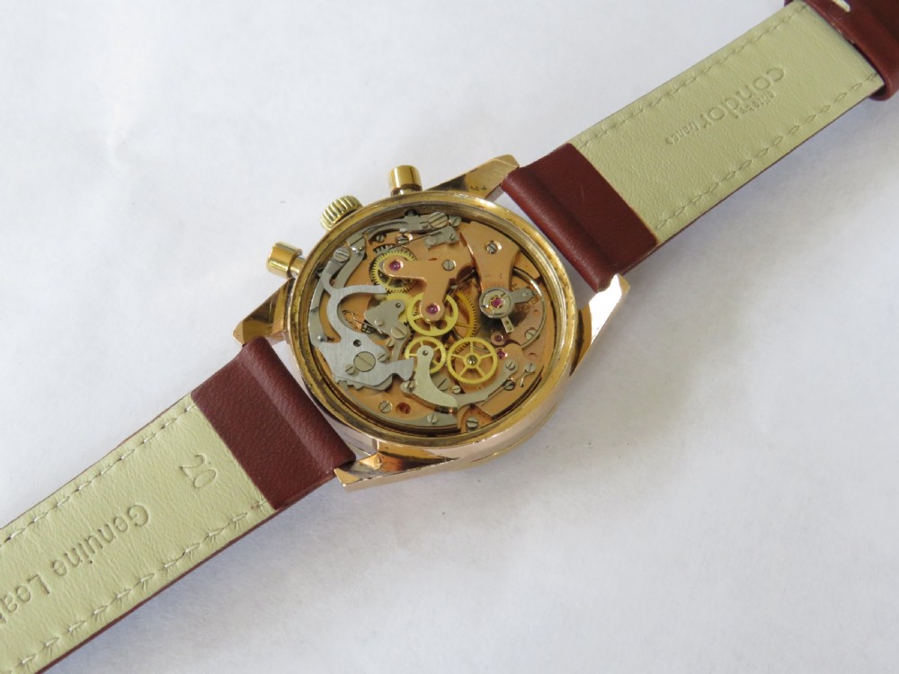 Gents 1960s Desotos chronograph wrist watch View V