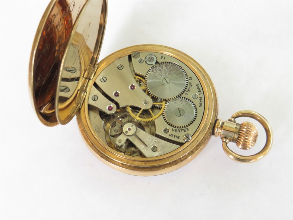 1920s Vertex Revue pocket watch, Wath on Dearne View III