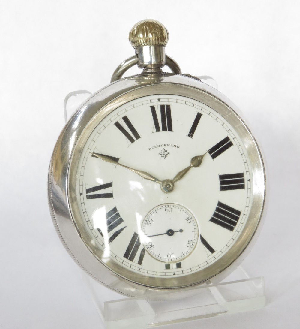 Antique Rotherhams pocket watch, Dunedin Railway View II
