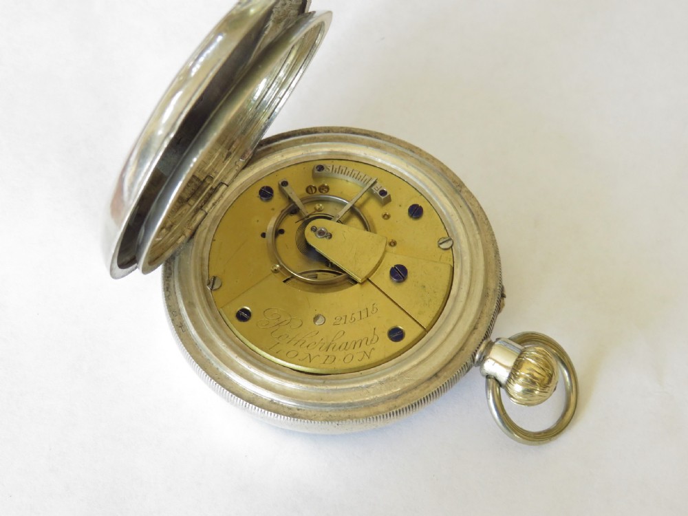 Antique Rotherhams pocket watch, Dunedin Railway View VI