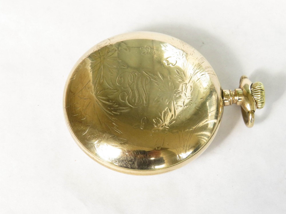 Antique Waltham Bartlett pocket watch, 1906 View IV