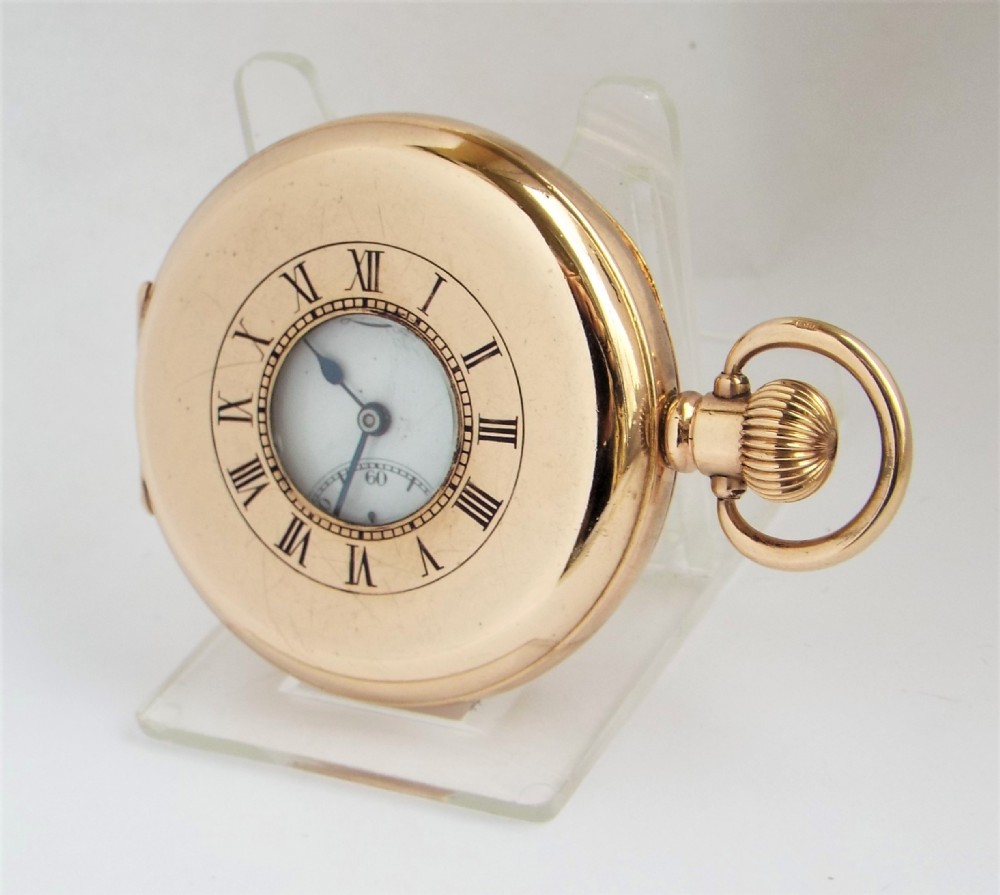 A 1920s Limit half hunter pocket watch.