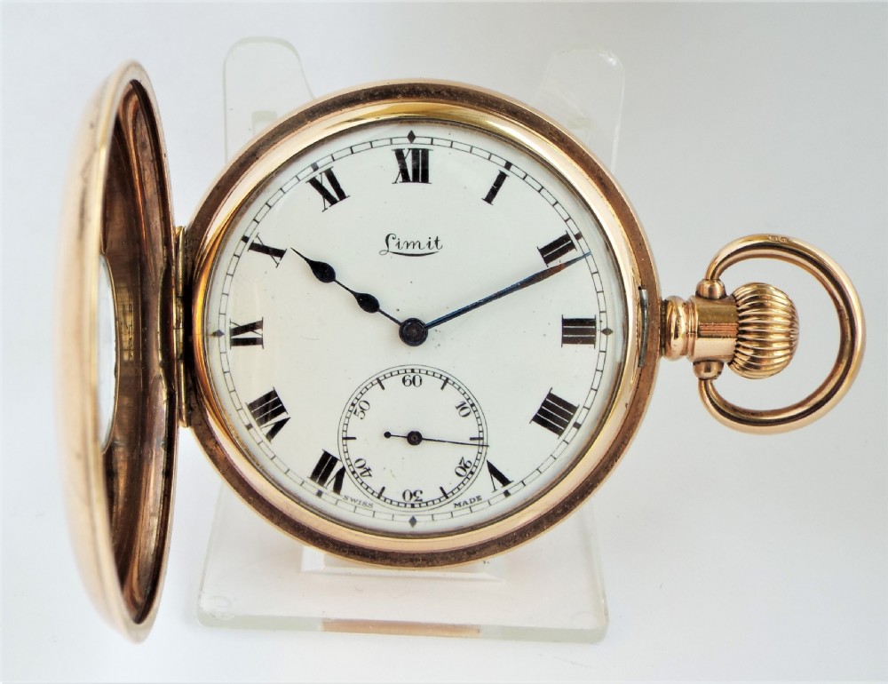 A 1920s Limit half hunter pocket watch. View II