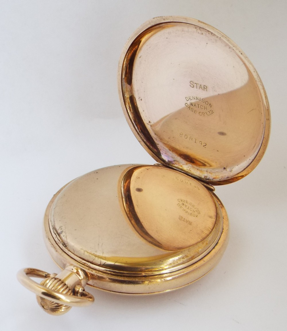 A 1920s Limit half hunter pocket watch. View IV