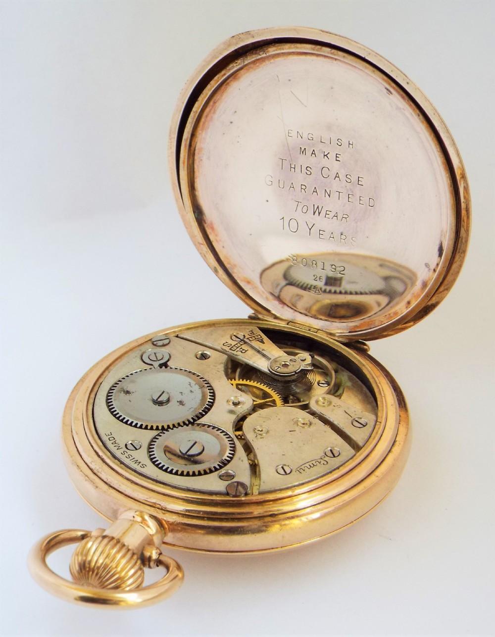 A 1920s Limit half hunter pocket watch. View V