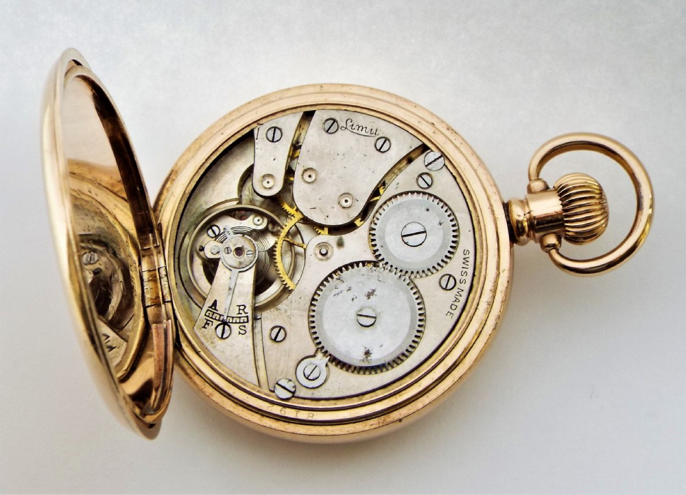 A 1920s Limit half hunter pocket watch. View VI