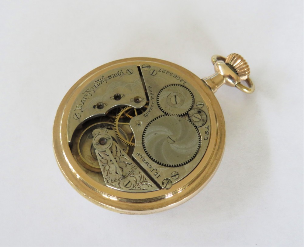 Antique Elgin K pocket watch, 1906 View IV