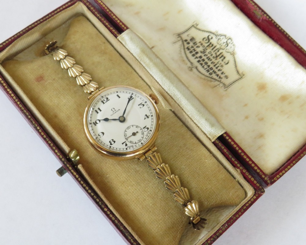 9ct gold ladies Omega wrist watch, 1927 View II
