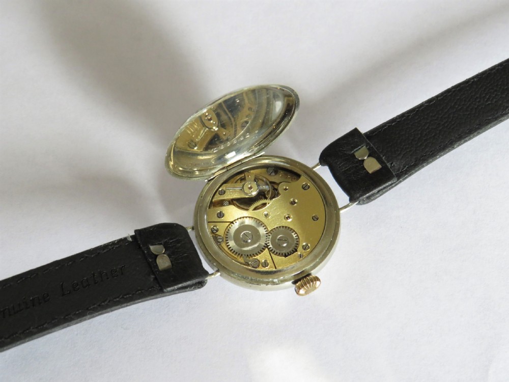 Gents 1920s trench style wrist watch View IV