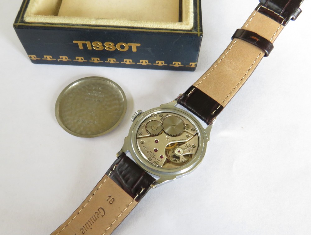 Gents Tissot wrist watch, 1948 View V