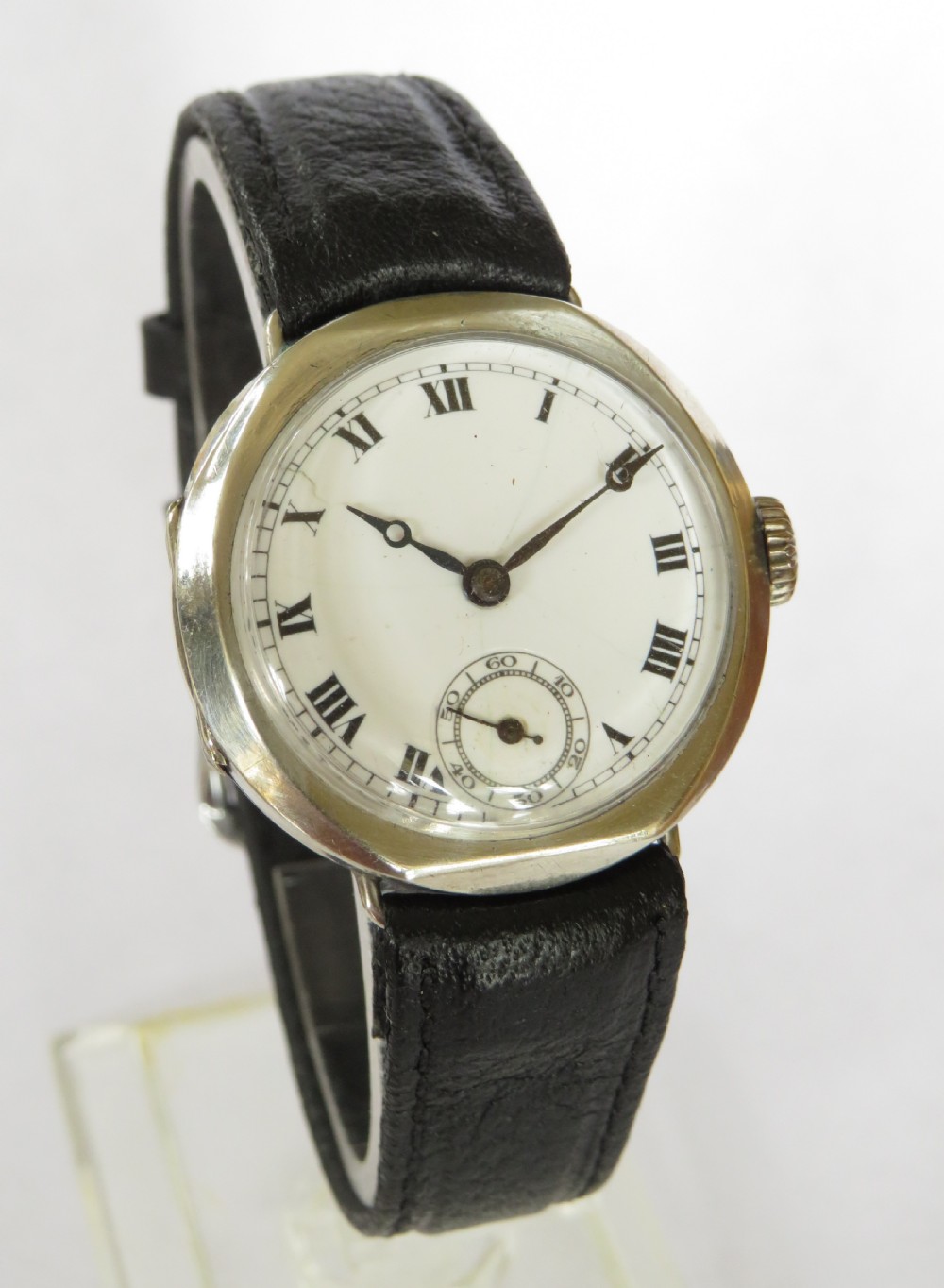 1927 silver Texa wrist watch, Lever Brothers View II