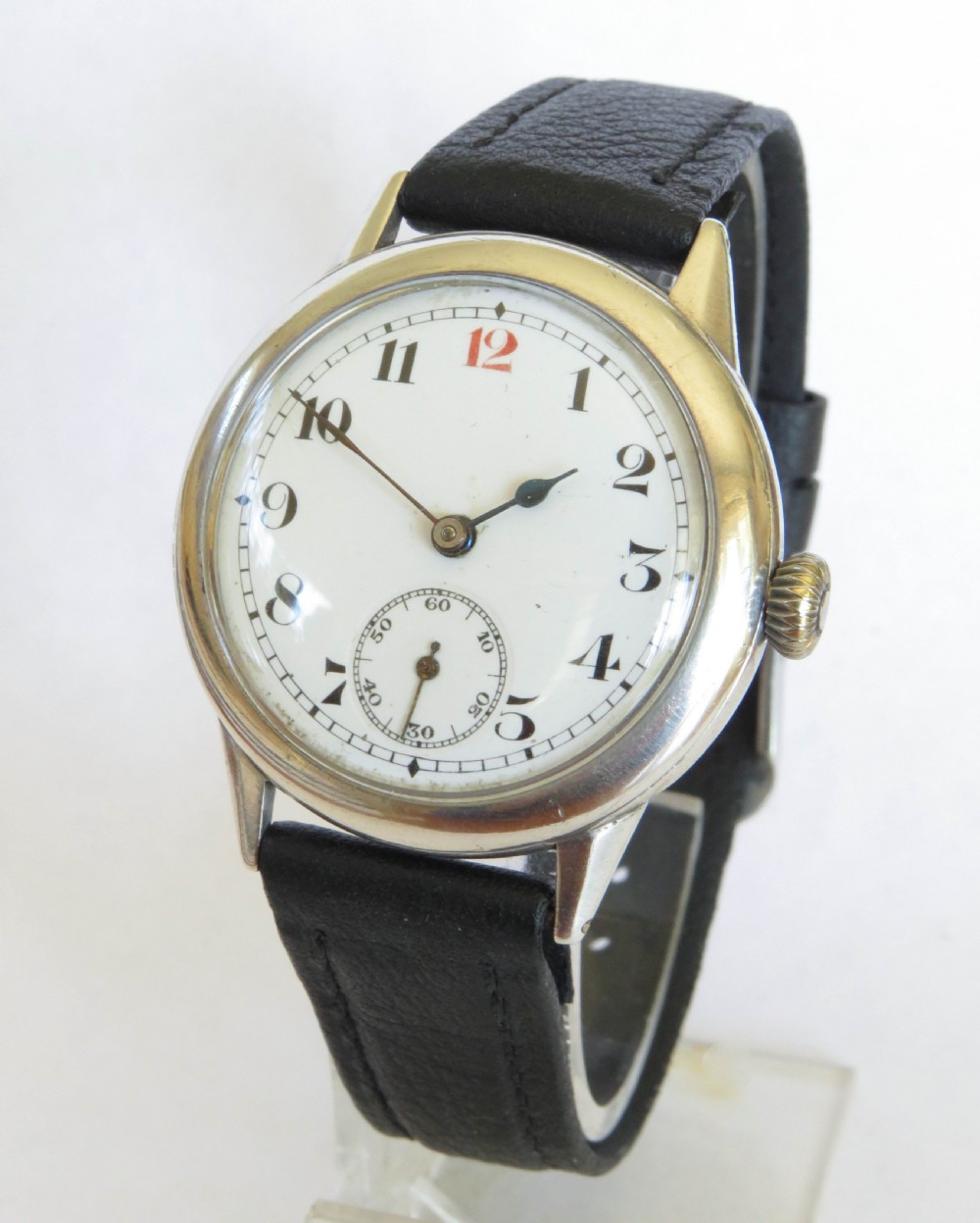 Gents silver wrist watch, 1925