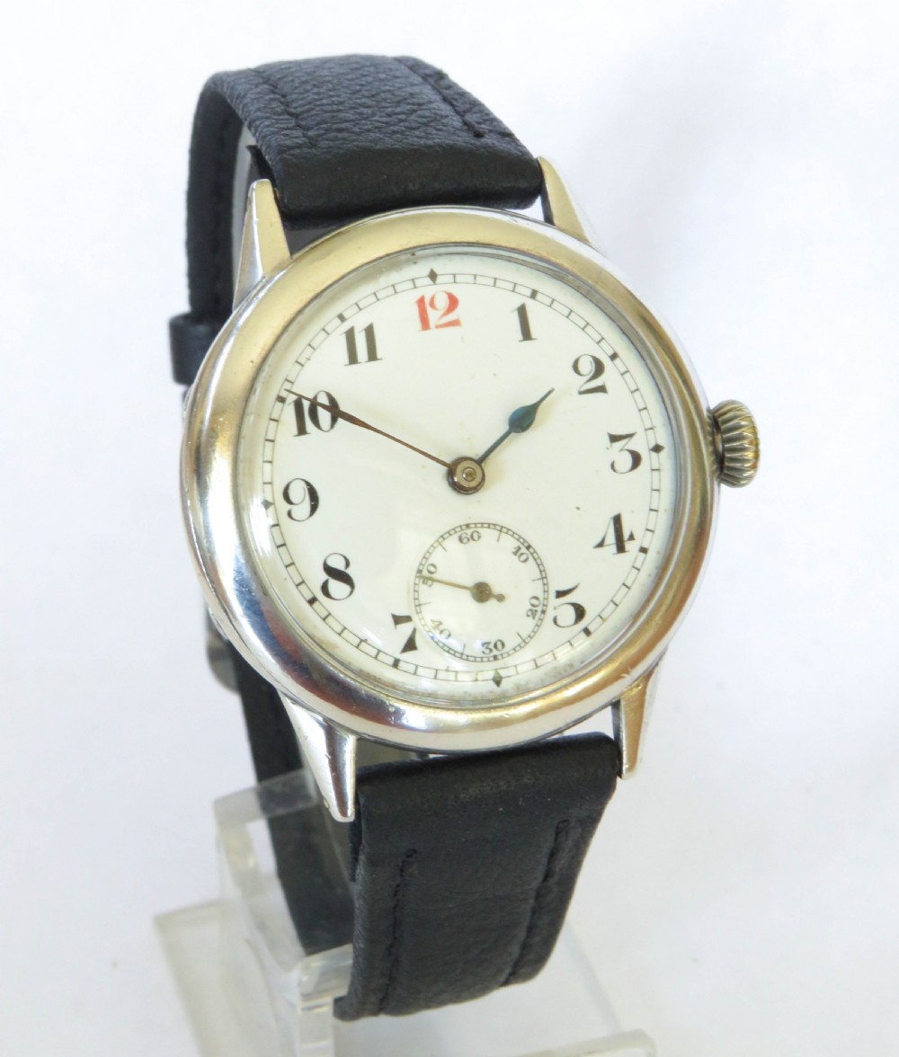 Gents silver wrist watch, 1925 View II