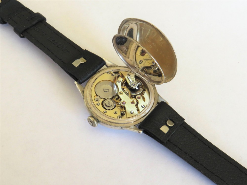 Gents silver wrist watch, 1925 View III