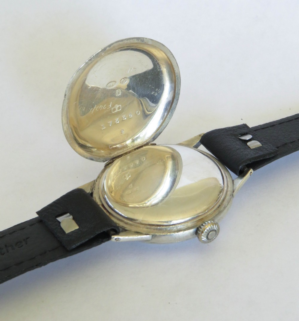 Gents silver wrist watch, 1925 View IV