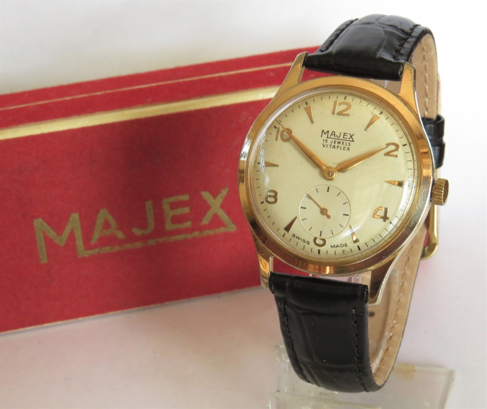 Boxed gents Majex Vitaflex wrist watch View II