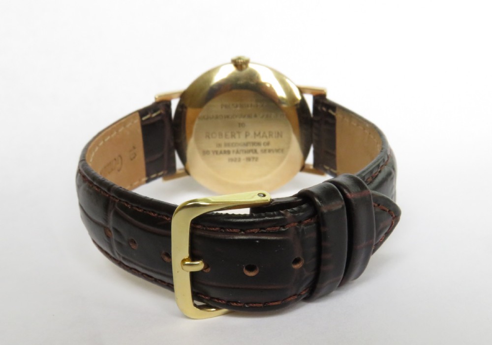 Gents 9ct gold Tissot Visodate Stylist watch, 1969 View III