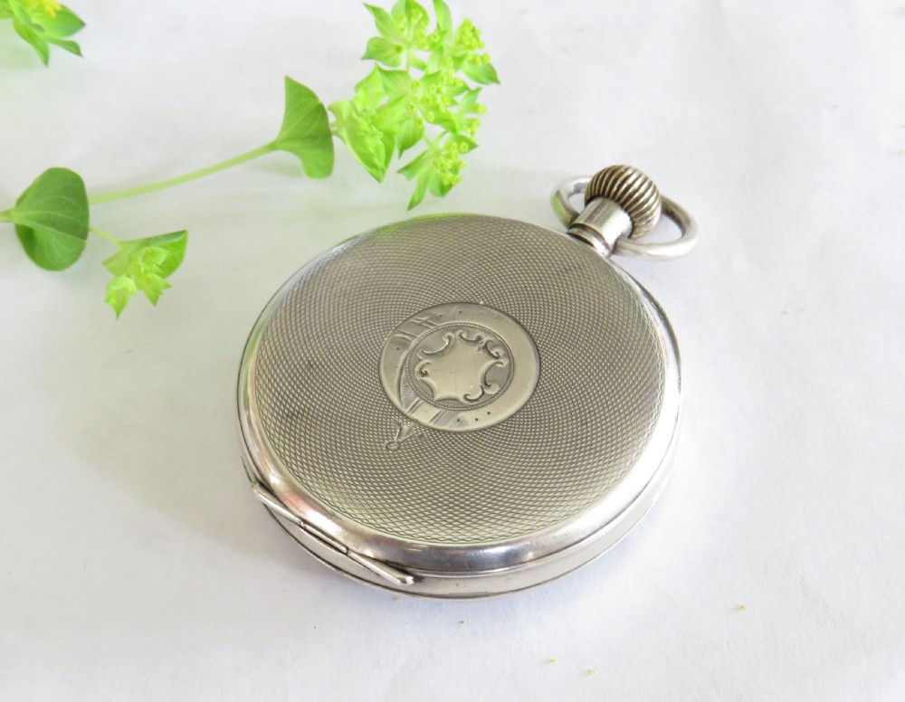 Antique silver pocket watch, 1917 View II