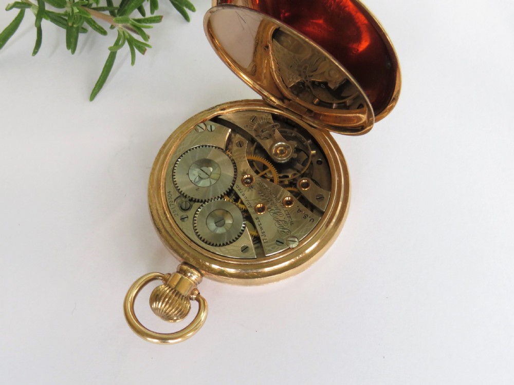 1925 Waltham Bartlett full hunter pocket watch View II
