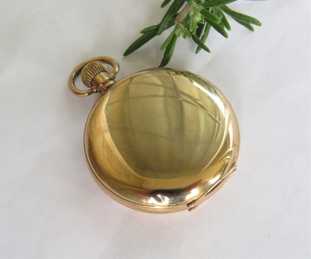 1925 Waltham Bartlett full hunter pocket watch View V