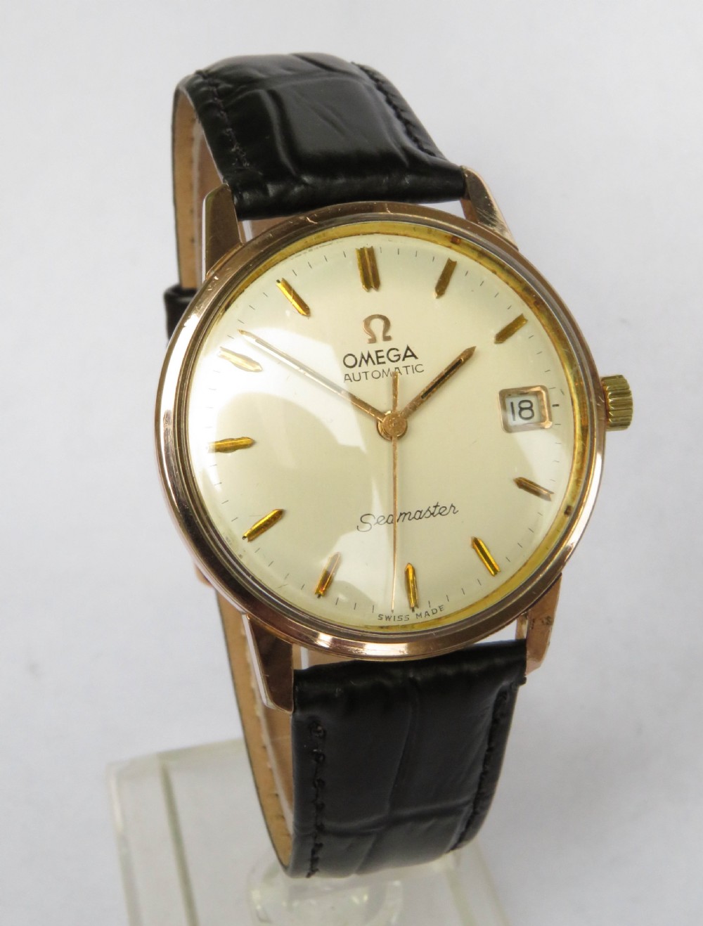 Gents Omega Seamaster automatic wrist watch, 1966 View II