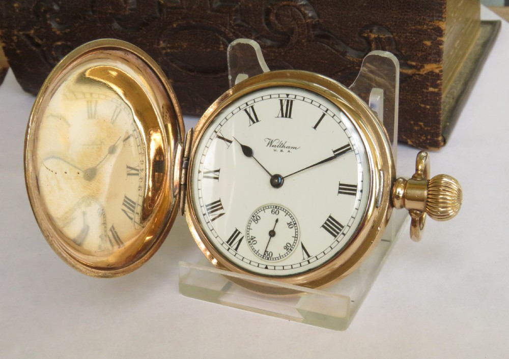 Antique Waltham full hunter pocket watch, 1925