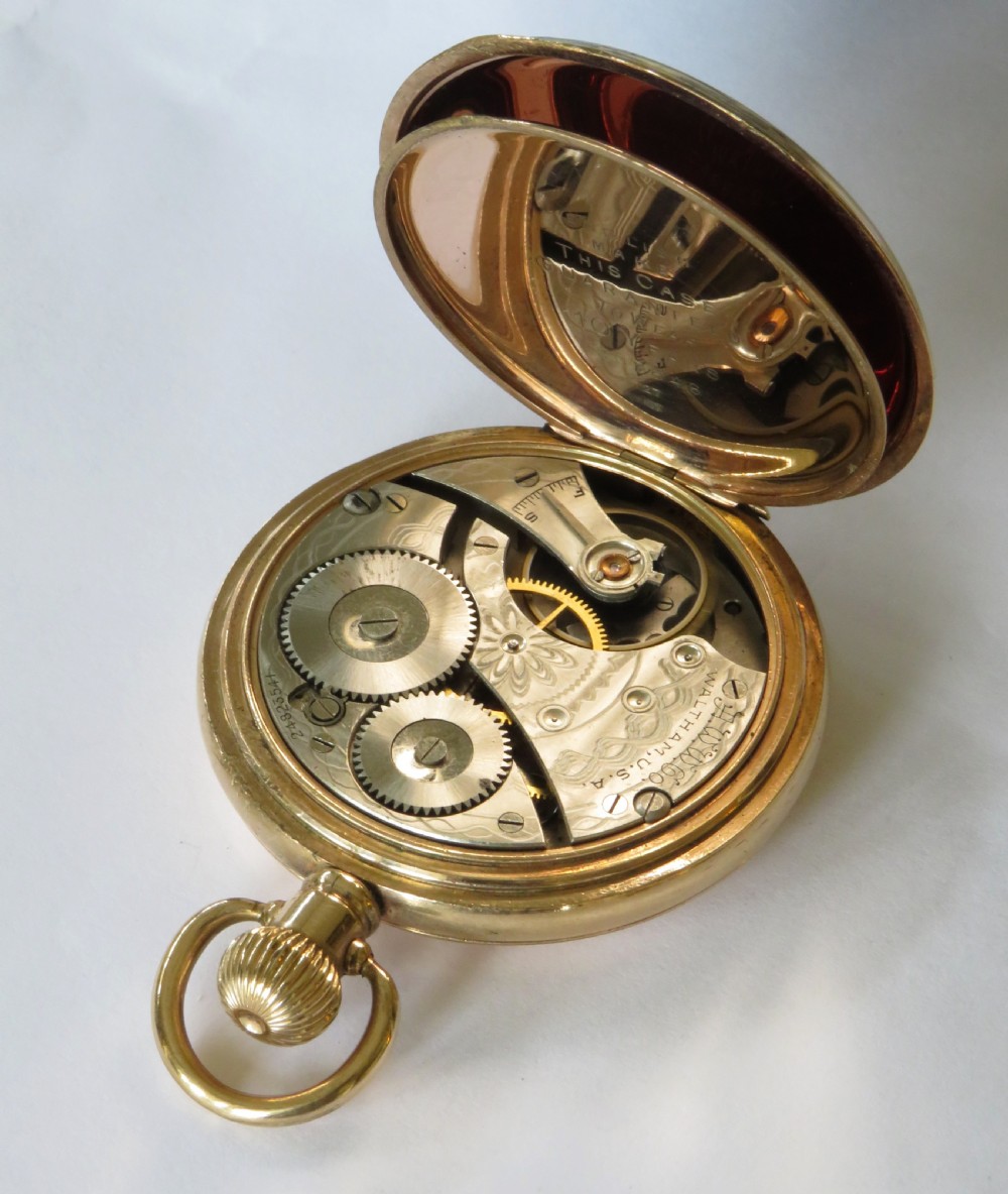 Antique Waltham full hunter pocket watch, 1925 View II